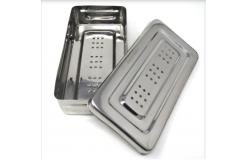 China Empty Bone Screw Sterilization Box Case Orthopedic Veterinary Screw Disinfection Box Case supplier