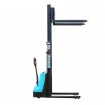 Pedestrian Electric Stacker Forklift 1200kg Capacity DC Motor straddle forklift stacker for sale