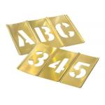Hand Tools Brass Interlocking Stencils Clean Up Easily With Paint Solvent for sale