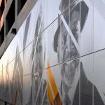 Customization Art Perforated Metal Panel Soundproof For Airport Terminals