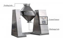 China Sugar Alcohols Double Cone Blender Machine With Gmp Medicine Processing supplier