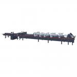 ZH-XAG Multifunction Crash Lock Bottom Folder Gluer Machine With 3 Guns Spraying System for sale