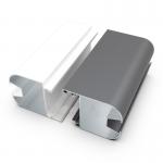 6063 Aluminum Extrusion Customized Silver Anodized Aluminium Door Frame Profiles For Senegal Market for sale