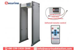 China IP65 Weather Proof Walk Through Security Screeners Equipment 45 Multi Zone Detection supplier