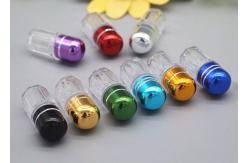 China 2ml Purple Capsule Packaging Bottles 30mm Mini Pill Cases supplier