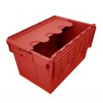 Stackable Plastic Crates Manufacturing FIRST Solid Box Plastic Moving Containers with Lid for sale