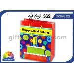Glossy Laminated Gift Wrapping Paper Bags for Birthday Cake Gifts Packaging for sale