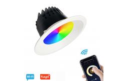 China WIFI Bluetooth Smart LED Recessed Lighting , Commercial Recessed Downlight With ZigBee supplier