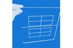 China JGS2 2.2g/cm³ Customizable Grooved Rectangular Quartz Glass Plate  supplier