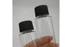 China Liquid Screw-on Plastic Bottles With Label Panel Customization supplier