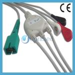 Mek 3 lead ecg cable,snap for sale