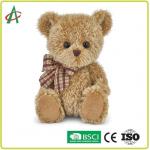 10.5X 7 Shaggy Brown Plush Teddy Bear For Valentine Gift for sale