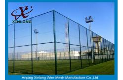 China 3.5mm PVC Coated Chain Link Fence Weave Style OEM / ODM Available supplier