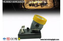 China Rechargeable IP68 Waterproof Coal Miners Headlamp , 10000 Lux CREE LED Mining Cap Lamp supplier