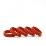 Customized Color Temperature Resistant 30-80 Shore A Gasket Silicone Rubber Gasket for sale