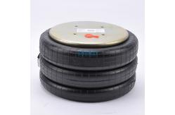 China 4xm10 Air Spring Shock Absorber 3B7383 8NPT Triple Bellow Air Bag supplier