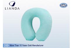 China Office Contour Memory Foam Pillow Neck U Shaped Headrest With Carry Bag supplier