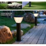 35/65/85CM Stainless Steel LED Solar Garden Light 6500LM Support Dimmer