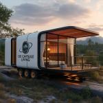 Portable Apple Cabin Customized Container Mobile Space Capsule House Prefab Easy Installation House Holiday Villas for sale