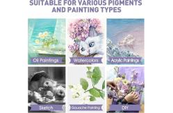 China 70x100cm Large Stretched Canvases For Painting , Non Toxic Cotton Canvas Panels supplier