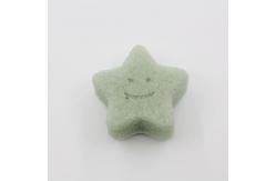 China OEM ODM Green Tea Konjac Sponge Natural Face Cleansing Sponge supplier