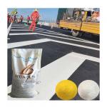 Road Line Paint Yellow White Color Traffic Coating Powder Thermoplastic Hot Melt Road Marking Paint for sale
