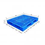 LLDPE Reinforced Rackable Plastic Pallets 1500kg Dynamic Load for sale