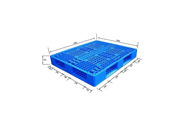 LLDPE Reinforced Rackable Plastic Pallets 1500kg Dynamic Load