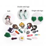 Rubber Silicone Pvc Labels Slider Zipper Pullers ESATECH