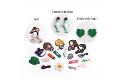 China Rubber Silicone Pvc Labels Slider Zipper Pullers ESATECH supplier