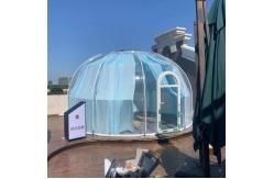China Easy Building Transparent Igloo Tent Diameter 5m For Leisure Facilities supplier