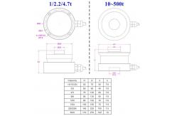 China Compression Load Cell 1000kN 2000kN Force Transducer 3000kN 5000kN supplier