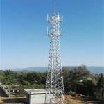 Self Support 3 Legged Angular Tower Galvanized Camouflage Monopole for sale