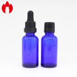 30ml Blue Essential Oil Glass Vial With Dropper Caps for sale