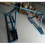 5 Ton Mechanical Cable Drum Jack , Cable Drum Elevator For Cable Reel Underground Tools for sale