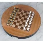 India Zinc Alloy Folding Magnetic Decorative Chess Board for sale
