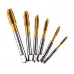 M14-M24 HSS-E Tin-Coated Spiral Fluted Tap with British Standard ISO Standard for sale