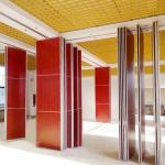 Custom Perforated Aluminum Frame Moving Banquet Hall Office Sound Proof Acoustic Partitions Walls for sale