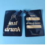 Custom Artwork Gravure Printing Liquid Packaging Pouch  bag With Nozzle 200 microns
