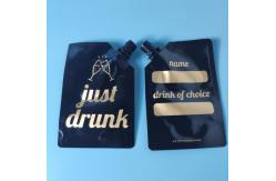 China Custom Artwork Gravure Printing Liquid Packaging Pouch  bag With Nozzle 200 microns supplier