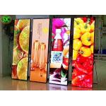 P2.5 Indoor Shop Window LED Poster Display 160mm*160mm Module Size CE Certified for sale