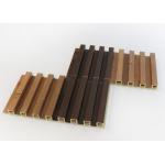 Indoor Decoration Wood Fluted Composite WPC Wall Panel 160mm x 24mm Waterproof for sale
