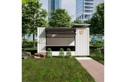 China Detachable Container House with Fireproof EPS Sandwich Panel and Customizable Door Options supplier