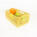 Odorless Collapsible Plastic Storage Boxes , Thickened Stacking Plastic Crates