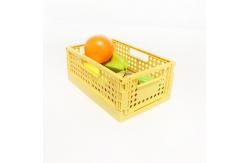 China Odorless Collapsible Plastic Storage Boxes , Thickened Stacking Plastic Crates supplier