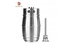 China LFGB Portable Double Wall Refillable 5 Liter Mini Keg supplier