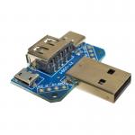 Multiple USB Adapter Micro USB Board Male To Female 4P Type C USB Converter for sale