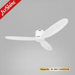 5 Speed AC Motor Remote LED Ceiling Fan With Light Wood Blades
