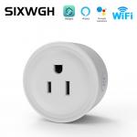 White 150g Tuya Wireless Light Socket Switch Home Automation Remote Control Socket Switch for sale