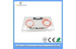 China Fiber Optic Ftth 1x2 Multimode PLC Splitter With Connector supplier